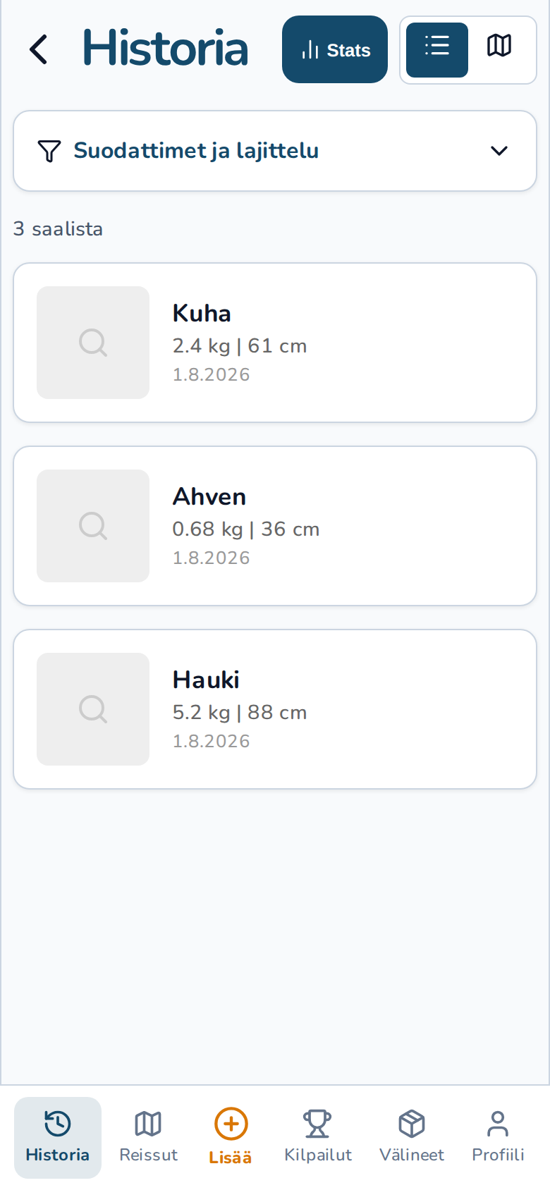 Saalishistoria lista Erkki Esimerkki